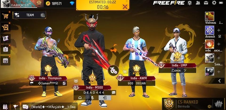 Chế độ chơi Free Fire